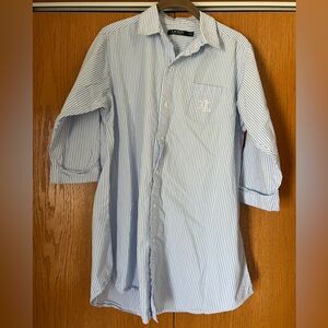 Ralph Lauren Light Blue Striped women’s nightgown